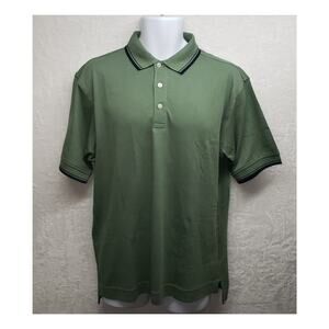 Devon & Jones Dill Green Pima Cotton Polo Shirt S Classic Golf Modern NWT